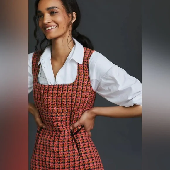 Maeve by Anthropologie Tweed Mini Dress Size 0 - Picture 3 of 6